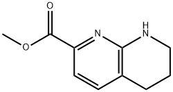 Methyl 5,6,7,8-tetrahydro-1,8-naphthyridine-2-carboxylate Struktur