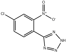 5-(4-Chloro-2-nitrophenyl)-2H-tetrazole Struktur