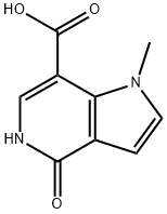 1H-Pyrrolo[3,2-c]pyridine-7-carboxylic acid, 4,5-dihydro-1-Methyl-4-oxo- Struktur