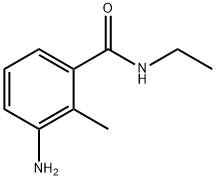 3-amino-N-ethyl-2-methylbenzamide Struktur