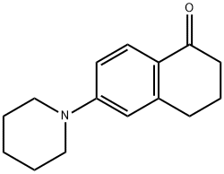 6-(piperidin-1-yl)-3,4-dihydronaphthalen-1(2H)-one Struktur