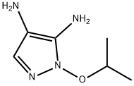 1H-Pyrazole-4,5-diamine,  1-(1-methylethoxy)- Struktur