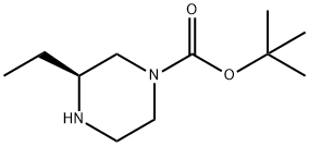 (S)1-BOC-3-乙基哌嗪, 928025-56-3, 結(jié)構(gòu)式