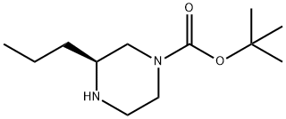 (S)-1-BOC-3-PROPYLPIPERAZINE Struktur