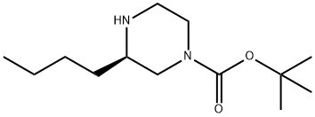 (R)-1-BOC-3-丁基哌嗪, 928025-59-6, 結(jié)構(gòu)式