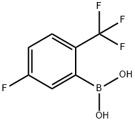 5-Fluoro-2-trifluoromethyl-phenylboronic acid Struktur