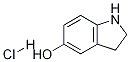 1H-Indol-5-ol, 2,3-dihydro-, hydrochloride Struktur