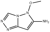 5H-Pyrazolo[5,1-c]-1,2,4-triazol-6-amine,  5-methoxy- Struktur