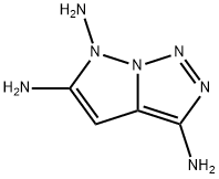 6H-Pyrazolo[1,5-c][1,2,3]triazole-3,5,6-triamine Struktur