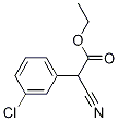 ethyl 2-(3-chlorophenyl)-2-cyanoacetate Struktur