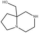 Pyrrolo[1,2-a]pyrazine-8a(6H)-methanol,  hexahydro- Struktur