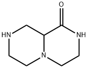 2H-Pyrazino[1,2-a]pyrazin-1(6H)-one,  hexahydro- Struktur