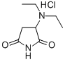 3-(DIETHYLAMINO)-2,5-PYRROLIDINEDIONE HYDROCHLORIDE Struktur