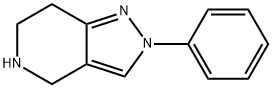 2-PHENYL-4,5,6,7-TETRAHYDRO-2H-PYRAZOLO[4,3-C]PYRIDINE Struktur