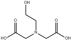 N-(2-HYDROXYETHYL)IMINODIACETIC ACID Structure