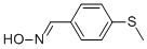 4-METHYLSULFANYL-BENZALDEHYDE OXIME Struktur