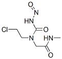 chloroethylnitrosocarbamoyl-glycinemethylamide Struktur