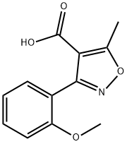 3-(2-Methoxyphenyl)-5-methyl-2,3-dihydroisoxazole-4-carboxylic acid Struktur