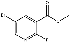 Methyl 5-bromo-2-fluoronicotinate Struktur