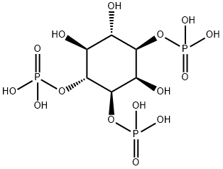 D-MYO-INOSITOL 1,3,4-TRIS-PHOSPHATE AMMONIUM SALT Struktur