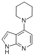 1H-Pyrrolo[2,3-b]pyridine, 4-(1-piperidinyl)- Struktur