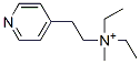 (2-(4-Pyridyl)ethyl)diethylmethylammonium  Struktur