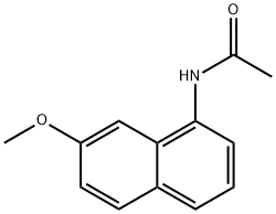 N-(7-METHOXYNAPHTHALEN-1-YL)ACETAMIDE Struktur