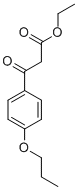 ethyl 3-oxo-3-(4-propoxyphenyl)propanoate Struktur