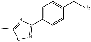 4-(5-Methyl-1,2,4-oxadiazol-3-yl)benzylamine Struktur