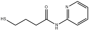 Butanamide, 4-mercapto-N-2-pyridinyl- (9CI) Struktur