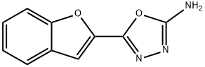 5-(1-benzofuran-2-yl)-1,3,4-oxadiazol-2-amine Struktur