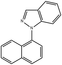 1-NAPHTHALEN-1-YL-1H-INDAZOLE Struktur