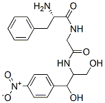 2-(phenylalanylglycyl)amino-3-(4-nitrophenyl)-1,3-propanediol Struktur