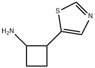 Cyclobutanamine,  2-(5-thiazolyl)- Struktur