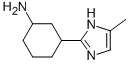 Cyclohexanamine,  3-(5-methyl-1H-imidazol-2-yl)- Struktur