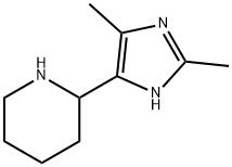 Piperidine,  2-(2,4-dimethyl-1H-imidazol-5-yl)- Struktur