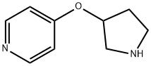 4-(PYRROLIDIN-3-YLOXY)-PYRIDINE Struktur