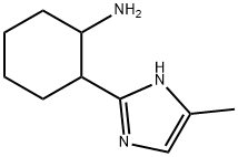 Cyclohexanamine,  2-(5-methyl-1H-imidazol-2-yl)- Struktur