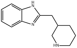 2-(PIPERIDIN-3-YLMETHYL)-1H-BENZIMIDAZOLE Struktur