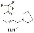 2-Pyrrolidin-1-yl-2-(3-trifluoromethyl-phenyl)-ethylamine Struktur