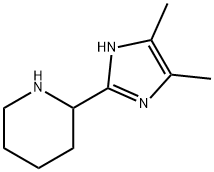 Piperidine,  2-(4,5-dimethyl-1H-imidazol-2-yl)- Struktur