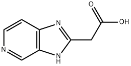 3H-Imidazo[4,5-c]pyridine-2-acetic  acid Struktur