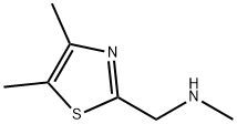 2-Thiazolemethanamine,  N,4,5-trimethyl- Struktur