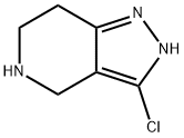 2H-Pyrazolo[4,3-c]pyridine,  3-chloro-4,5,6,7-tetrahydro- Struktur