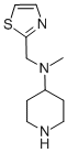 N-METHYL-N-(2-THIAZOLYLMETHYL)-4-PIPERIDINAMINE Struktur