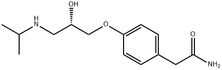 S(-)-ATENOLOL Struktur