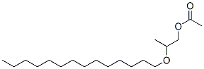 1-Propanol, 2-(tetradecyloxy)-, acetate Struktur