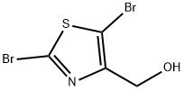 2,5-DIBROMO-4-(HYDROXYMETHYL)THIAZOLE Struktur