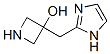 3-Azetidinol,  3-(1H-imidazol-2-ylmethyl)- Struktur