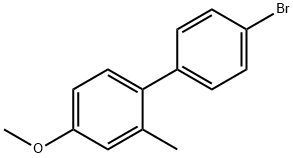 4-BROMO-4'-METHOXY-2'-METHYLBIPHENYL Struktur